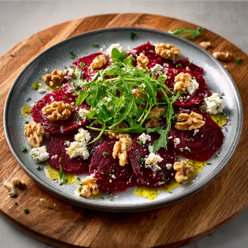 Beet Carpaccio with Goat Cheese: A Delightful Recipe!