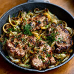 Caramelized Fennel Keto Pork Skillet