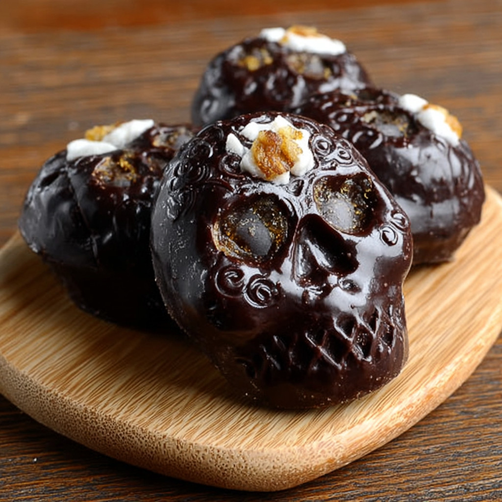 Dark Chocolate Almond Skulls: Create Spooky Treats Today!