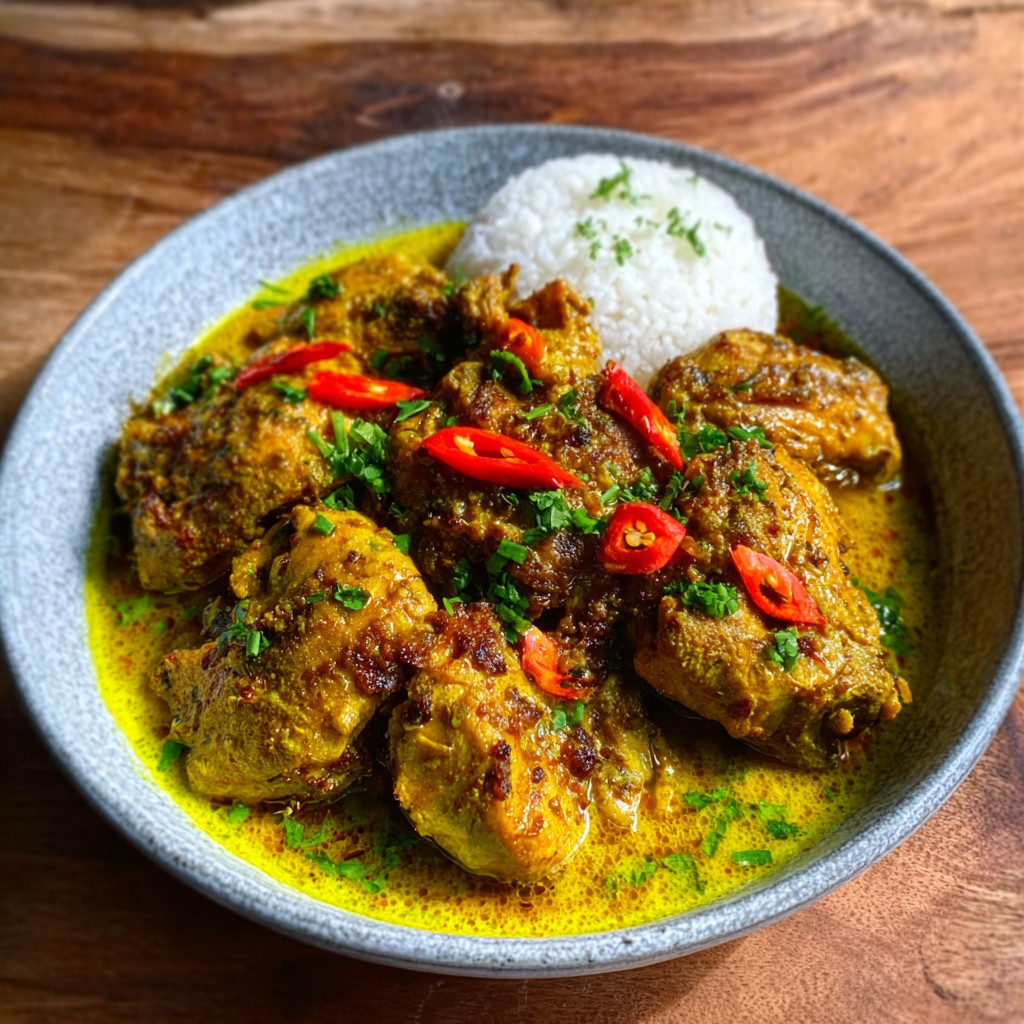 Keto Ayam Masak Lemak: Enjoy Creamy Turmeric Chicken!