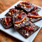 Keto Blood Orange Chocolate Bark