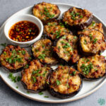 Keto Eggplant Bites with Chili Oil