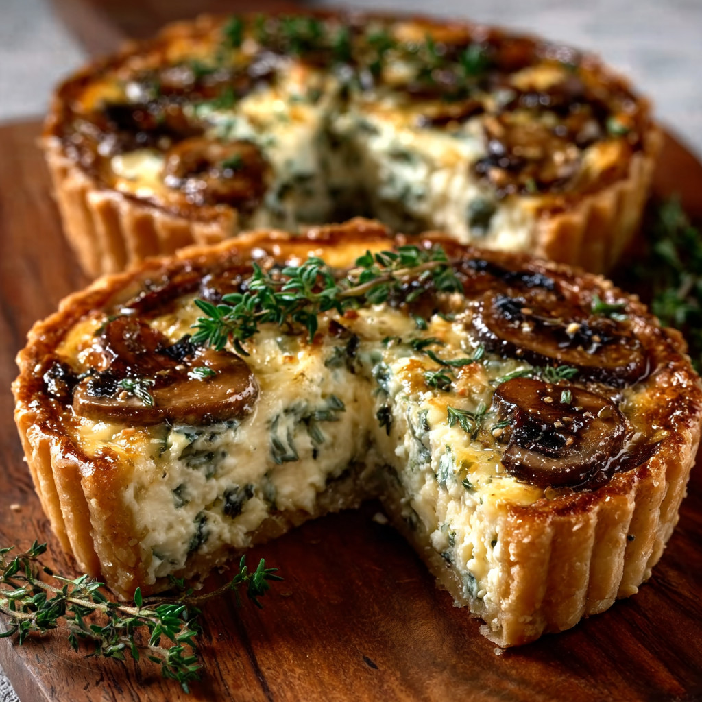 Keto Goat Cheese Thyme Tart: A Delicious Low-Carb Recipe!
