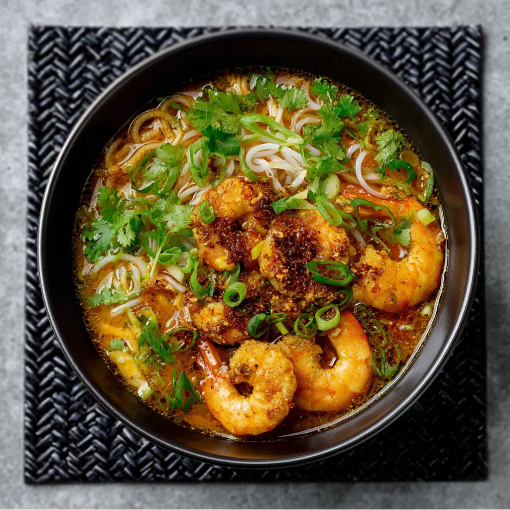 Keto Laksa with Shirataki Noodles & Prawn Broth is Irresistible!