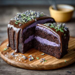 Keto Lavender-Infused Mexican Chocolate Cake