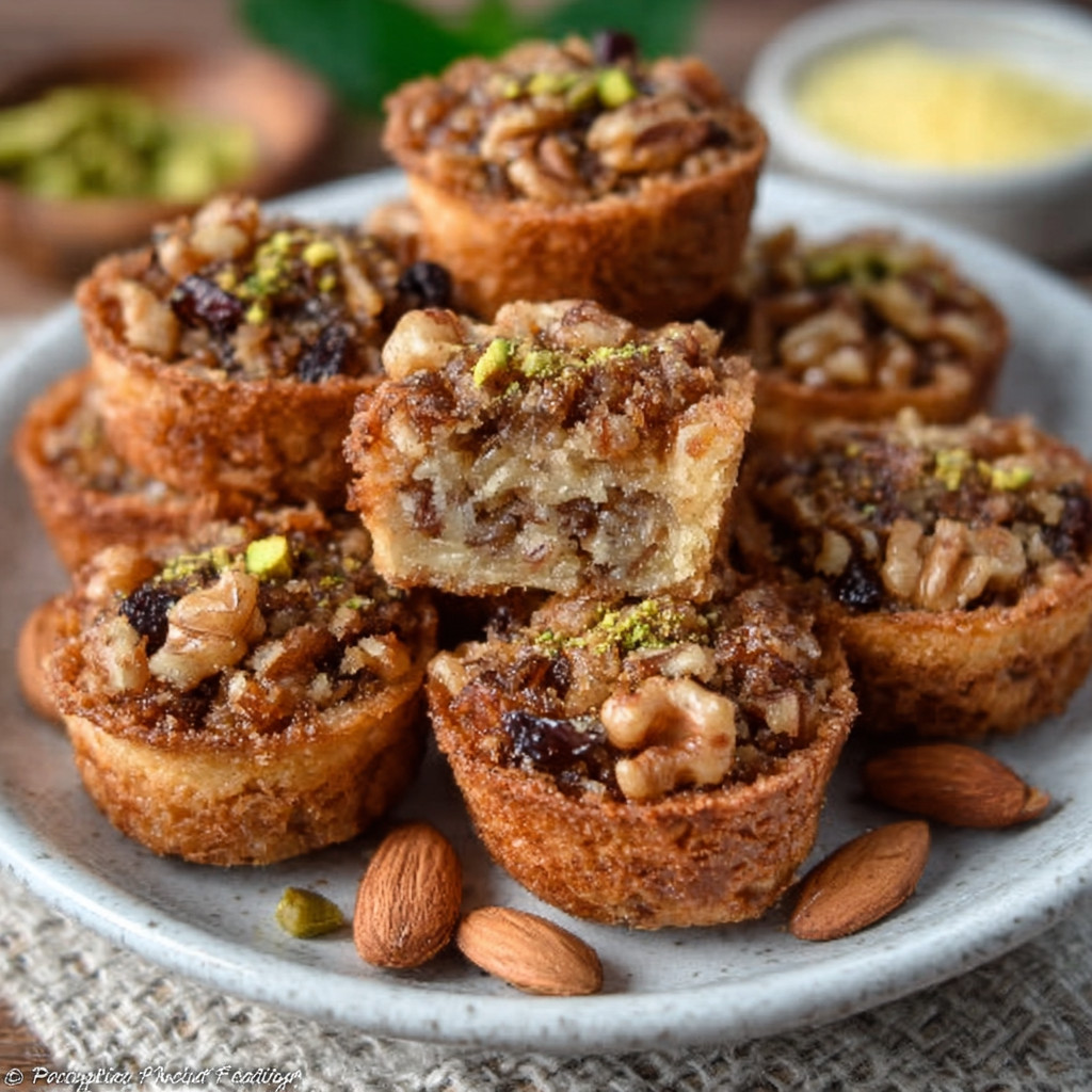 Keto Lebanese Baklava Bites with Walnuts and Almonds: Discover a delectable low-carb dessert!