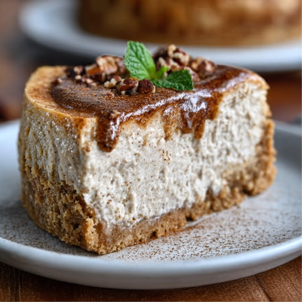 Keto Masala Chai Spiced Cheesecake is a must-try!