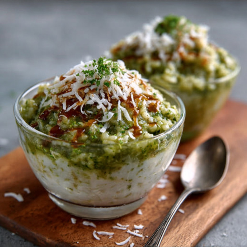 Keto Matcha & Coconut Rice Pudding: A Creamy Delight!