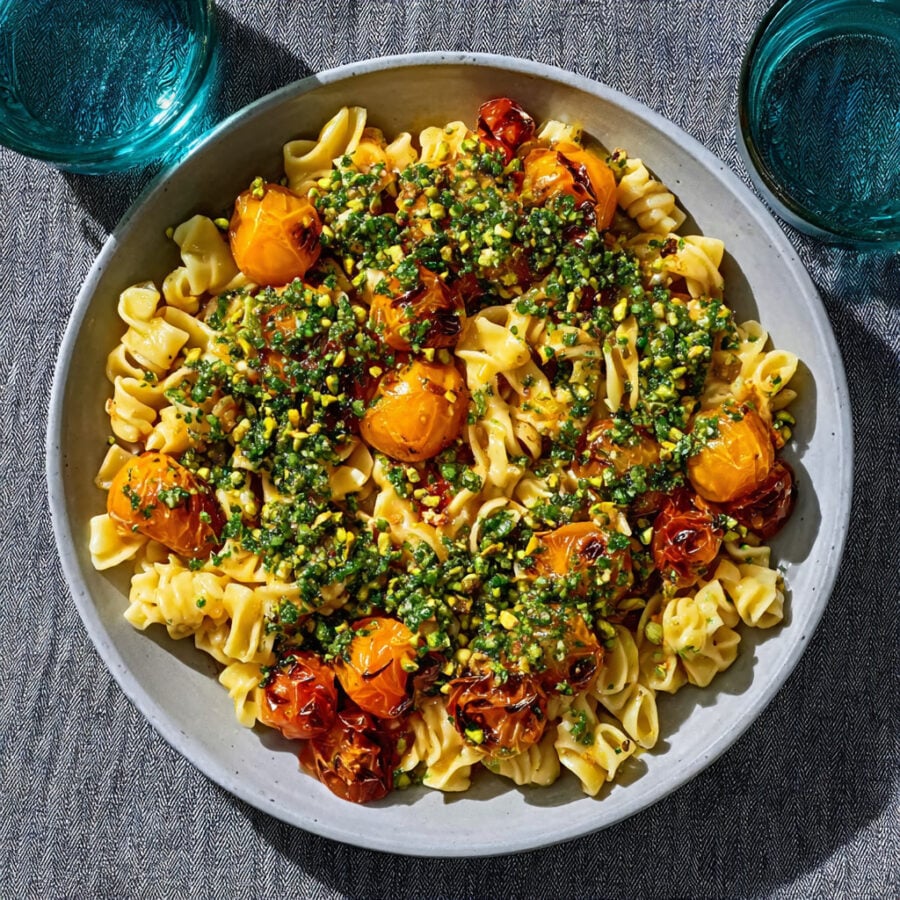 Keto Pasta with Pistachio Gremolata