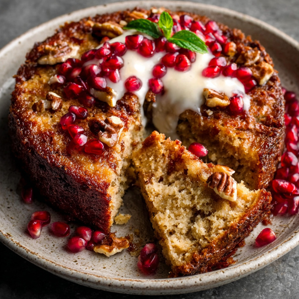 Keto Persian Pomegranate & Walnut Cake is Divine!
