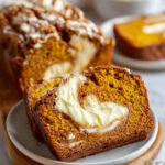 Keto Pumpkin Bread with Cream Cheese Filling
