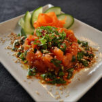 Keto Salmon Tartare with Ginger and Sesame