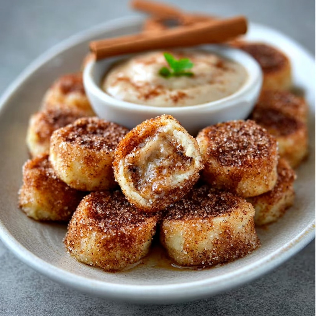 Keto Spanish Churro Bites with Cinnamon Vanilla Cream Delight Your Taste Buds!