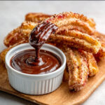 Keto Spiced Churros with Mexican Chocolate Sauce