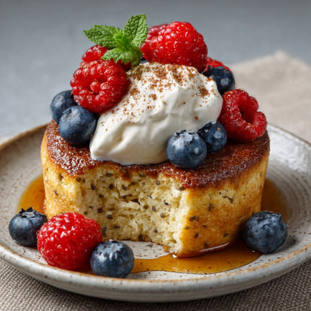 Keto Spiced Vanilla Chia Soufflé will amaze you!