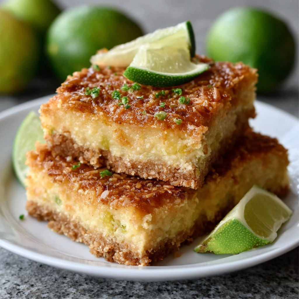 Keto Spicy Ginger-Lime Coconut Bars: A Zesty Delight!