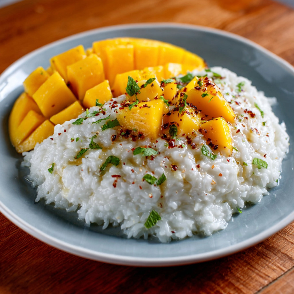 Keto Thai Sweet Coconut Rice with Mango is a must-try!