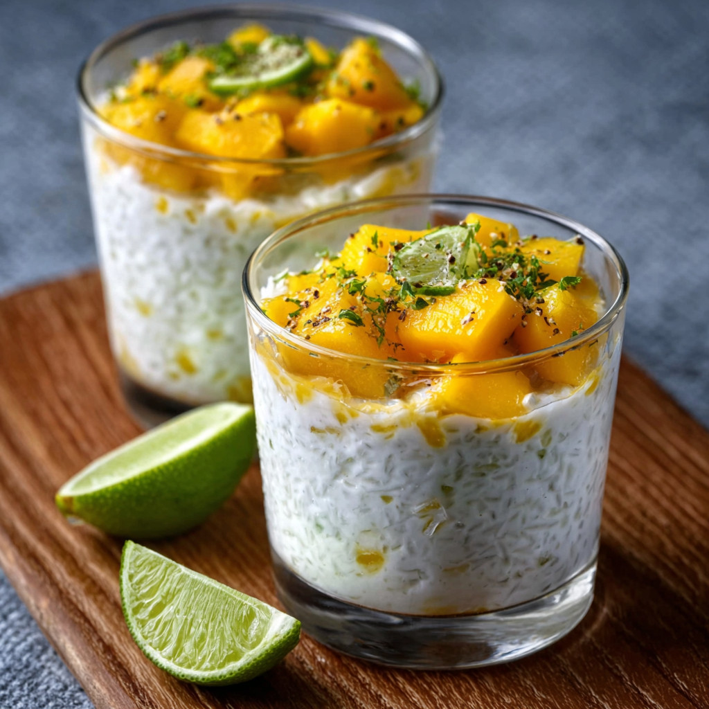 Low-Carb Mango-Lime Coconut Pudding is Delightful!