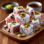 Low-Carb Turkish Delight with Pistachios and Rosewater