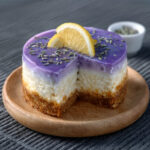 Low-Carb Uplifting Lemon-Lavender Cheesecake