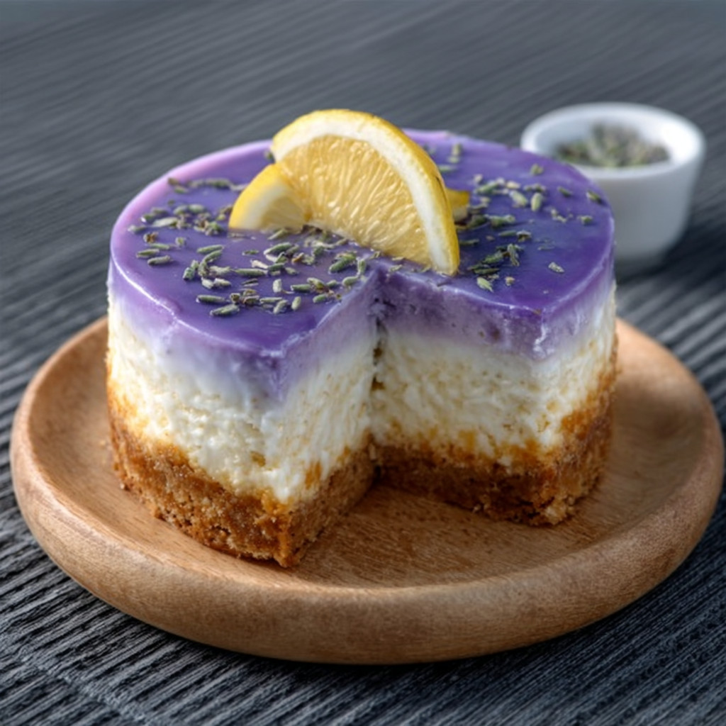 Low-Carb Uplifting Lemon-Lavender Cheesecake Recipe Revealed!