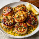 Pan-Seared Scallops with Garlic Lemon Butter