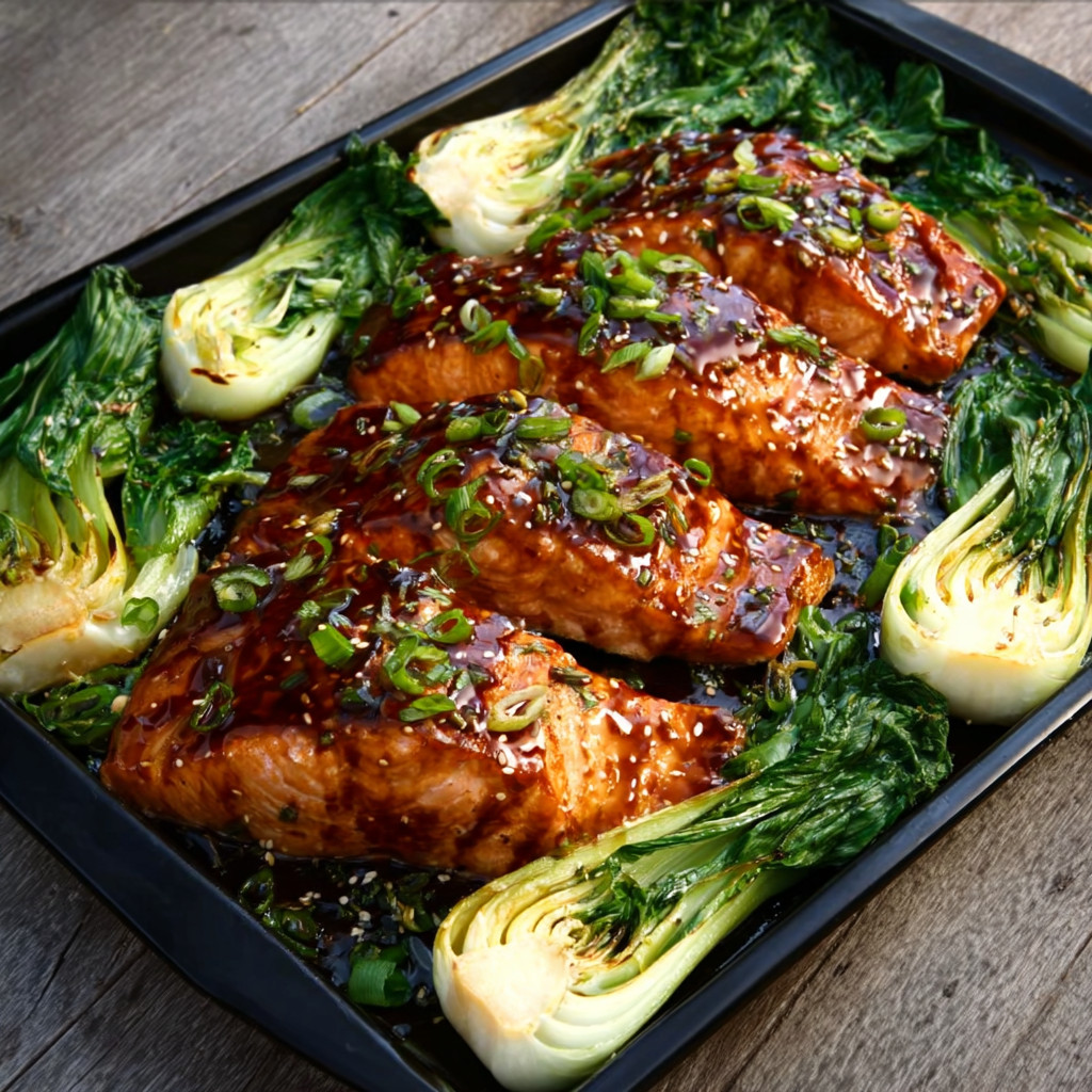 Teriyaki Sheet Pan Salmon: Quick, Flavorful Recipe!