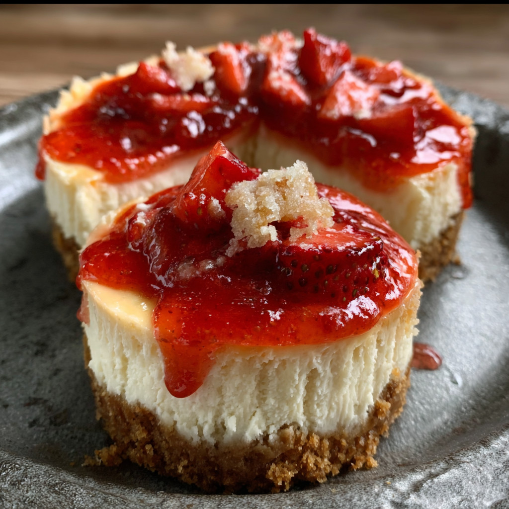 Vampire Bite Strawberry Keto Cheesecake delights with low carbs!