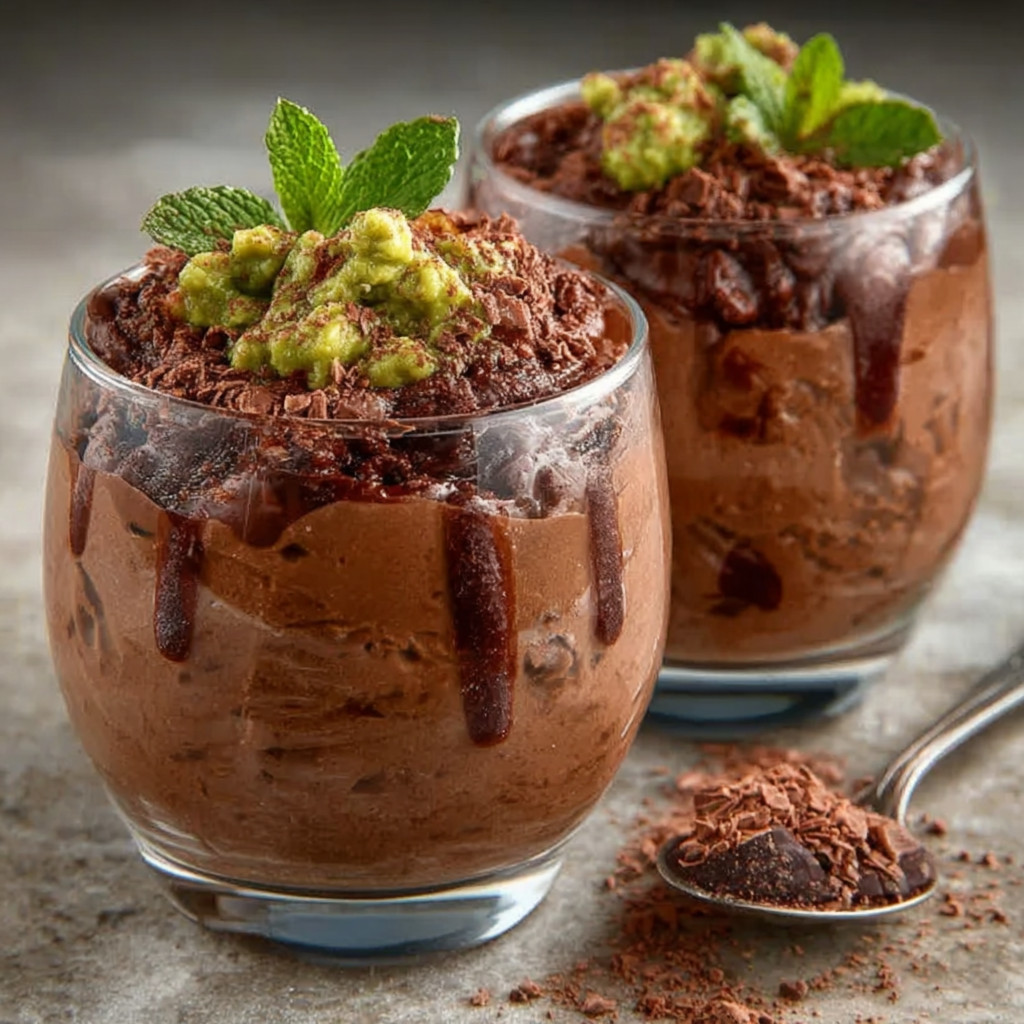 Zombie Brain Avocado Chocolate Mousse: A Ghoulish Delight!