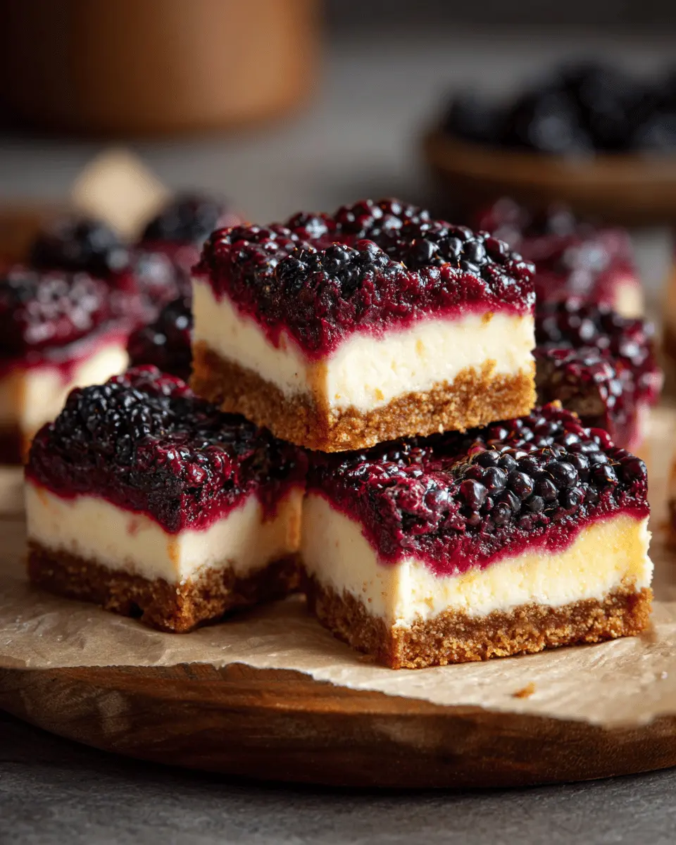 Keto Blackberry Cheesecake Bars: Indulgent & Guilt-Free Delight