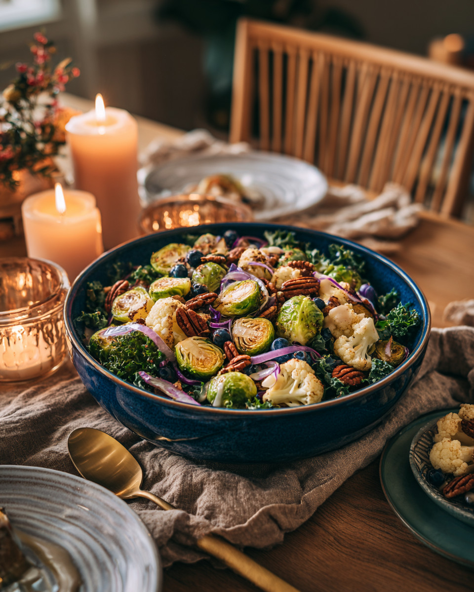 Homemade Keto Warm Roasted Veggie Salad: A Cozy Flavor Feast