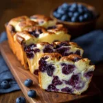 Blueberry Fluffy Cottage Cheese Cloud Bread First Image