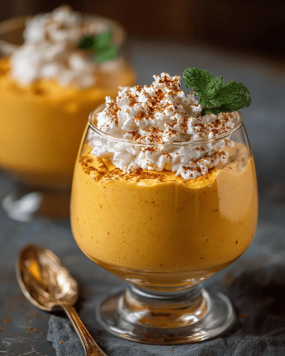 Low Carb Keto Cottage Cheese Pumpkin Mousse First Image