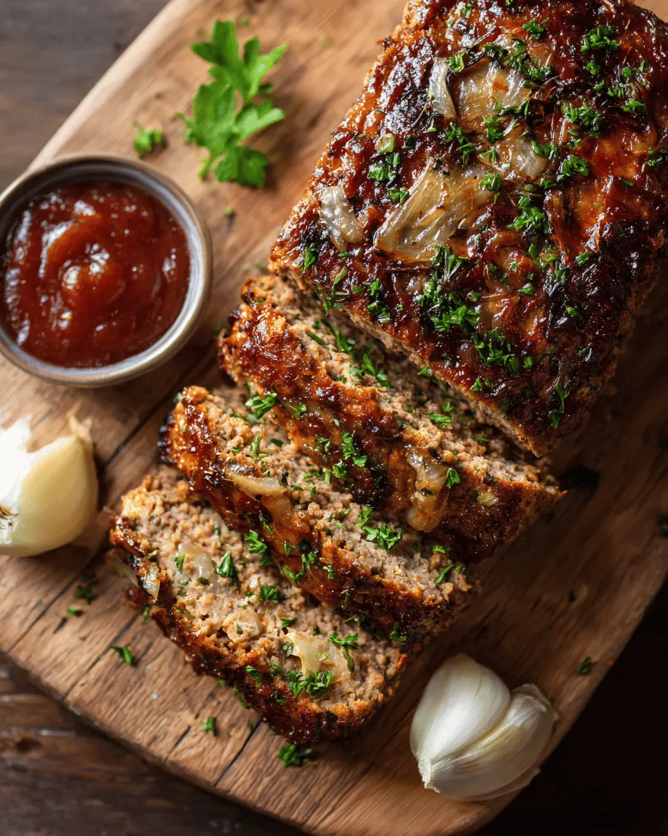 Keto French Onion Meatloaf: Juicy Comfort in Every Bite