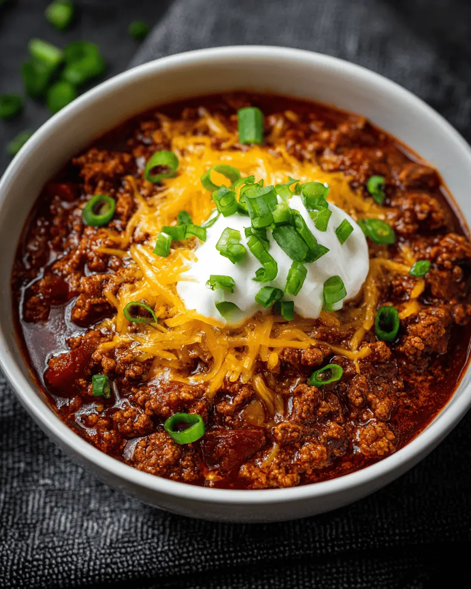 Keto Chili: Irresistibly Soupy Goodness for Cozy Nights