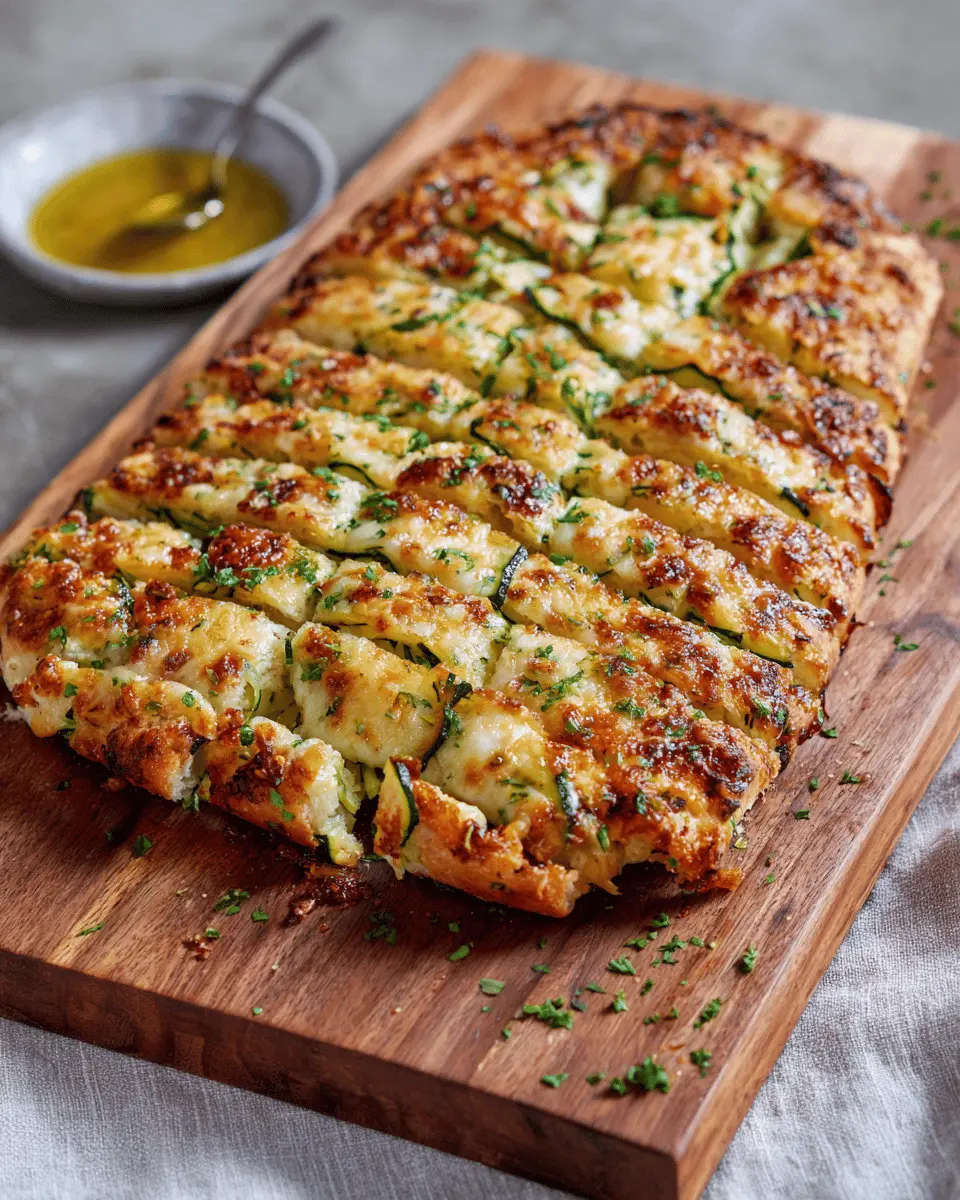 Cheesy Zucchini Breadsticks First Image