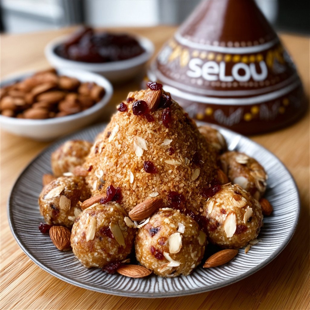 Almond & Coconut “Sellou” Energy Bites (No Sugar) are delicious!