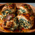 Biltong & Spinach Stuffed Chicken Thighs