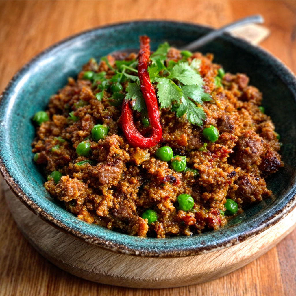 Cape Malay Curried Ostrich Mince: A Flavor Explosion!