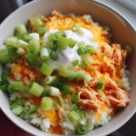 High Protein Buffalo Chicken Bowls