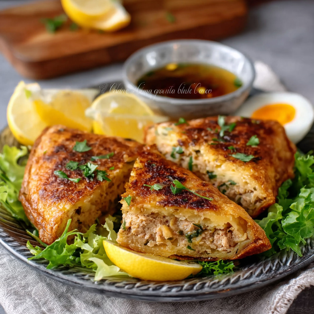 Keto Brik with Tuna & Egg (Algerian Style) Delights Await!