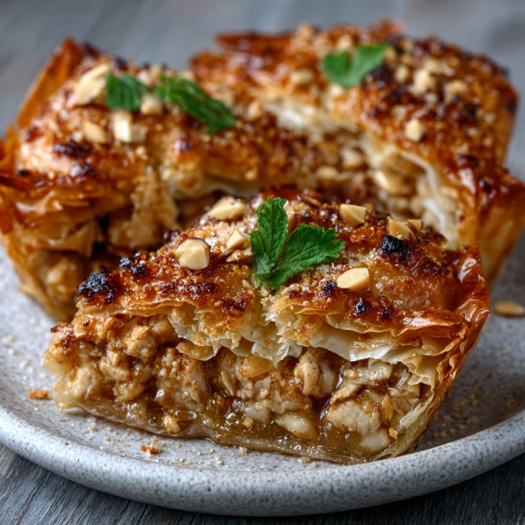 Keto Chicken Pastilla Cups with Almond Dust: Discover the Recipe!