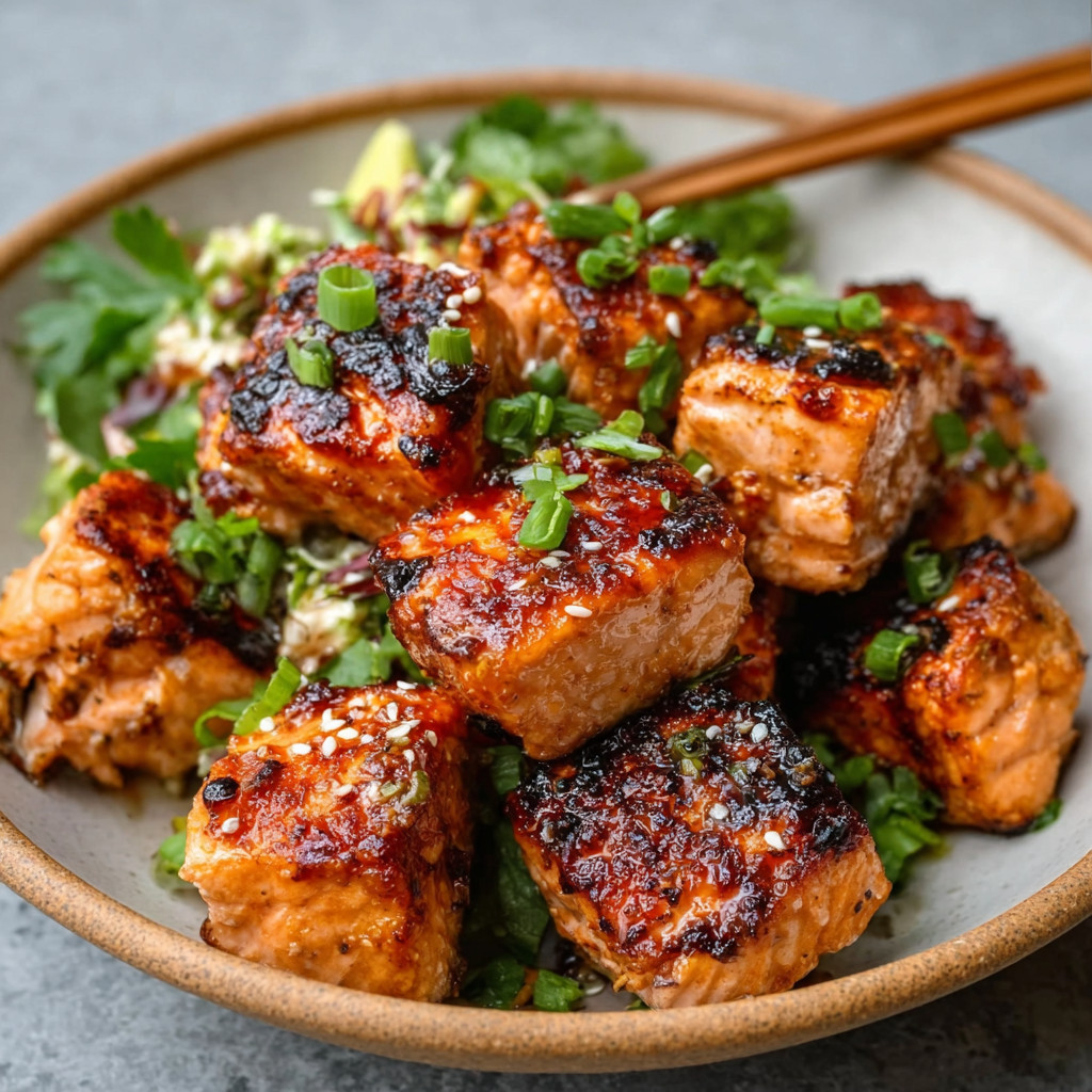 Keto Chili-Miso Salmon Bites: Deliciously Healthy Recipe!