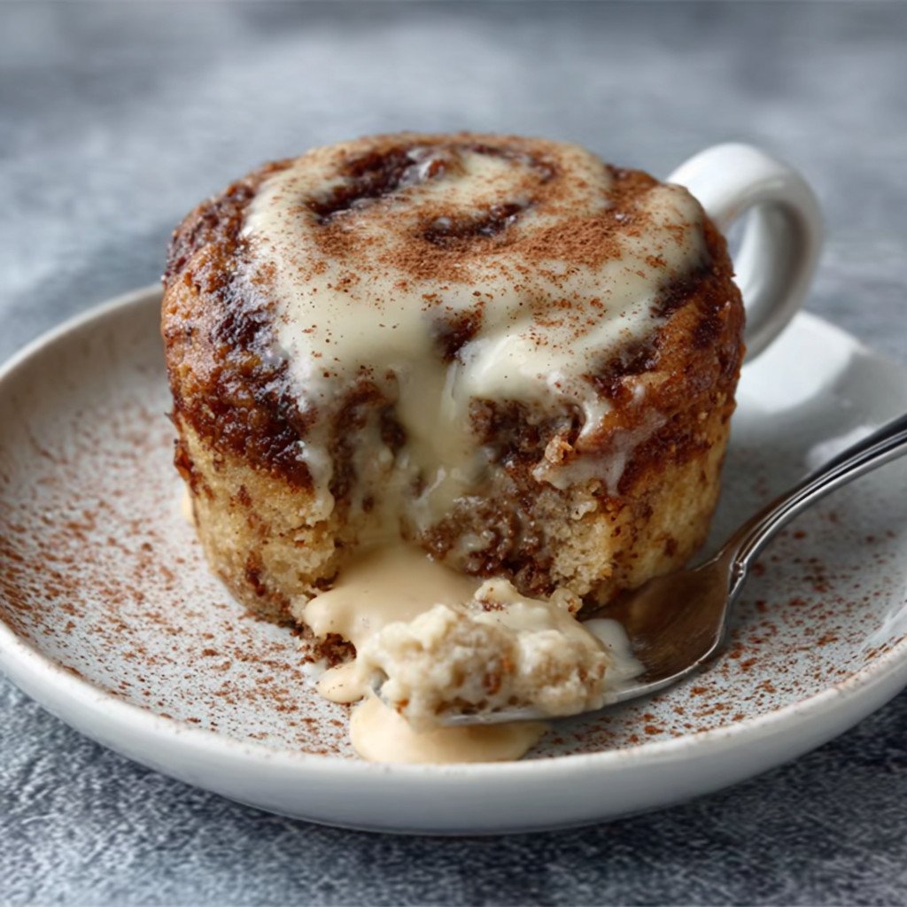 Keto Cinnamon Swirl Mug Cake: A Delicious Dessert!