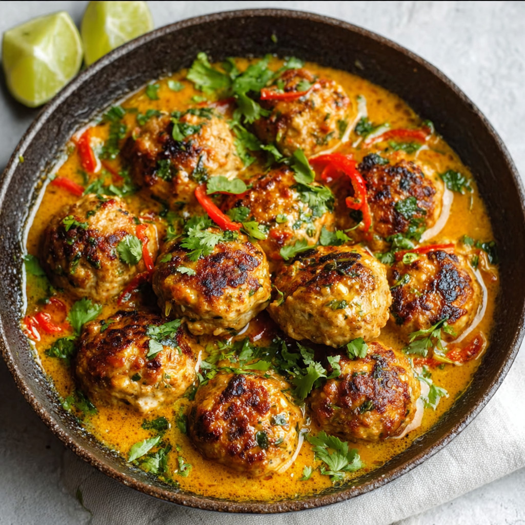 Keto Coconut Curry Chicken Meatballs: Try This Simple Recipe!