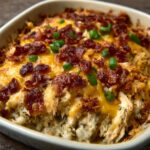 Keto Jalapeño Popper Chicken Casserole