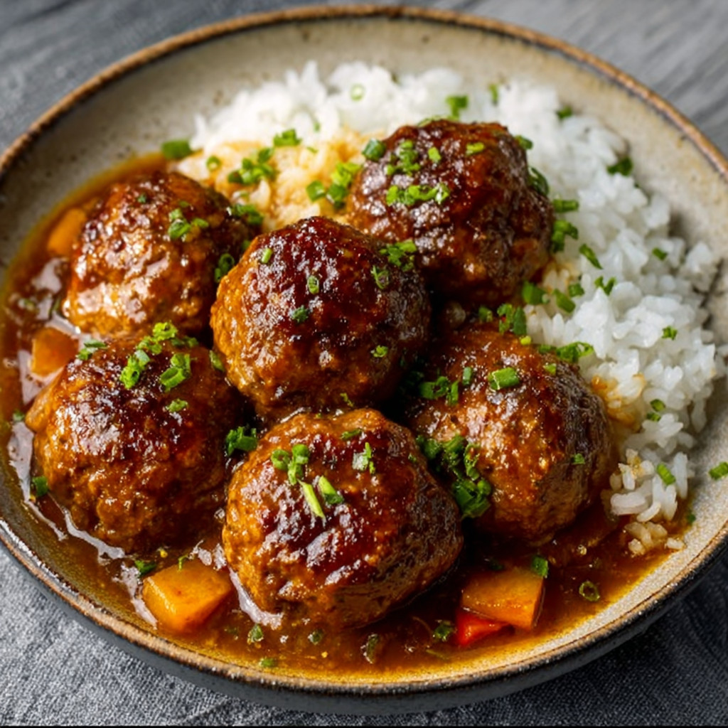 Keto Japanese Curry Meatballs: A Flavorful Delight!