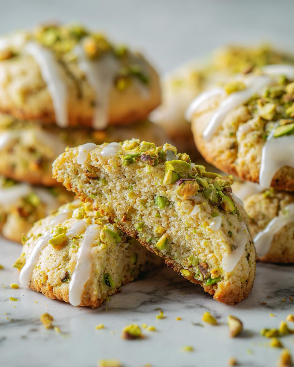 Keto Pistachio Cookies (Gluten-Free) - detail 2