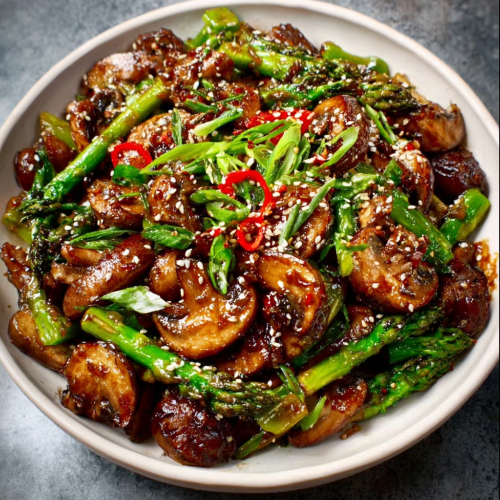 Keto Sesame Chili Mushroom Stir Fry for a Flavor Boost!