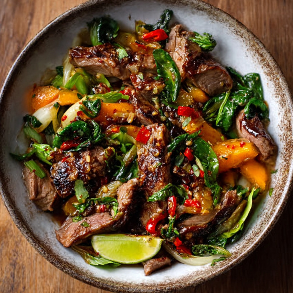 Keto Thai Basil Duck Stir-Fry: A Flavorful Delight!